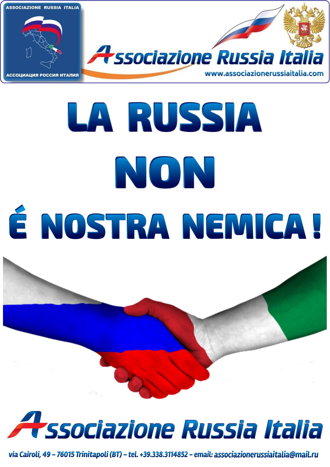 La Russia non è nostra nemica